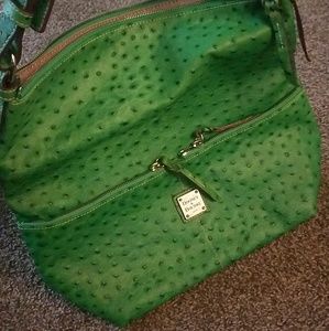 Dooney & Bourke Mint Ostrich Satchel